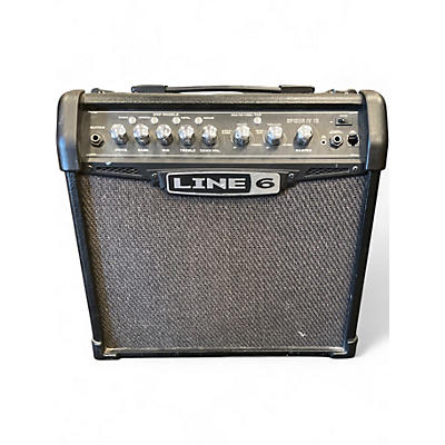Used Line 6 Spider IV 15W 1X8 Guitar Combo Amp