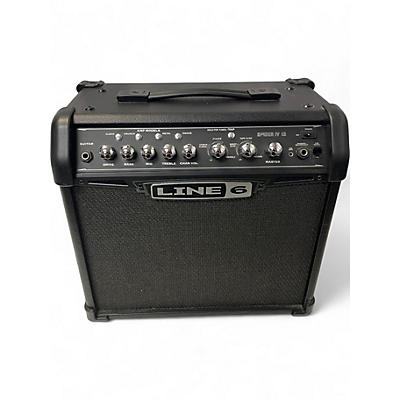 Used Line 6 Spider IV 15W 1X8 Guitar Combo Amp