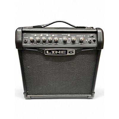 Used Line 6 Spider IV 15W 1X8 Guitar Combo Amp