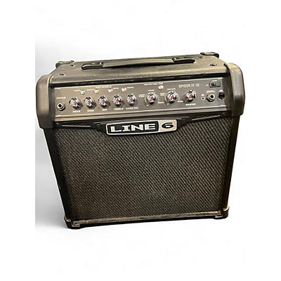Used Line 6 Spider IV 15W 1X8 Guitar Combo Amp