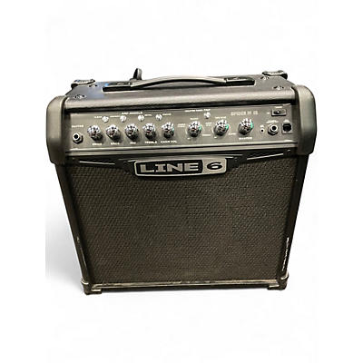 Used Line 6 Spider IV 15W 1X8 Guitar Combo Amp