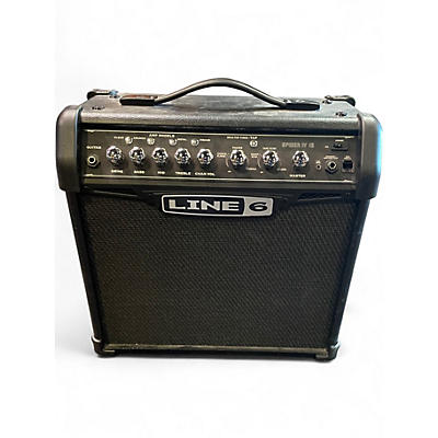 Used Line 6 Spider IV 15W 1X8 Guitar Combo Amp