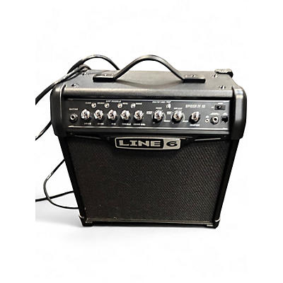 Used Line 6 Spider IV 15W 1X8 Guitar Combo Amp