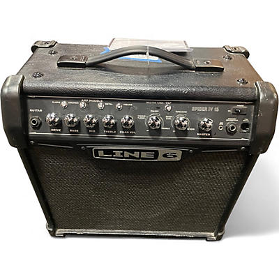 Used Line 6 Spider IV 15W 1X8 Guitar Combo Amp