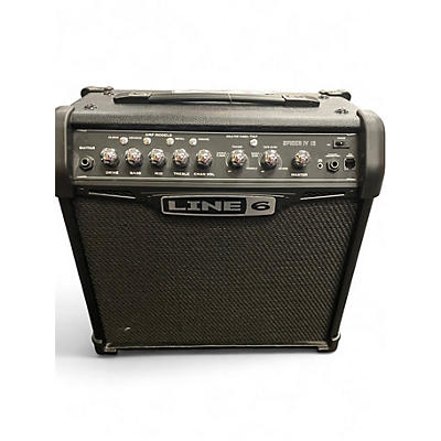 Used Line 6 Spider IV 15W 1X8 Guitar Combo Amp