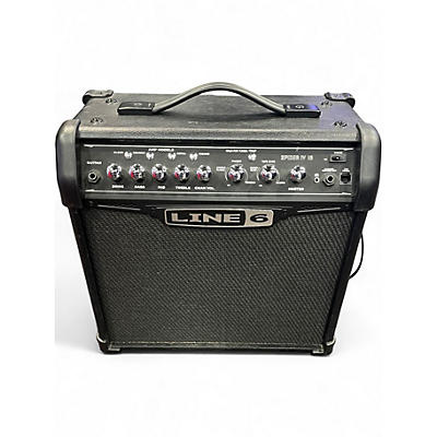 Used Line 6 Spider IV 15W 1X8 Guitar Combo Amp