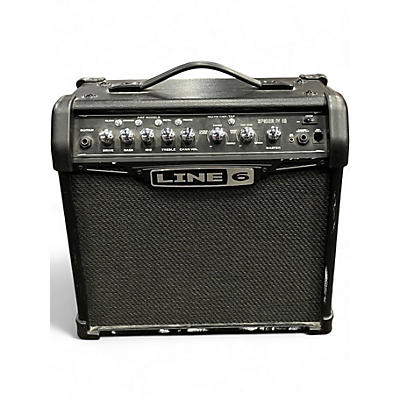 Used Line 6 Spider IV 15W 1X8 Guitar Combo Amp