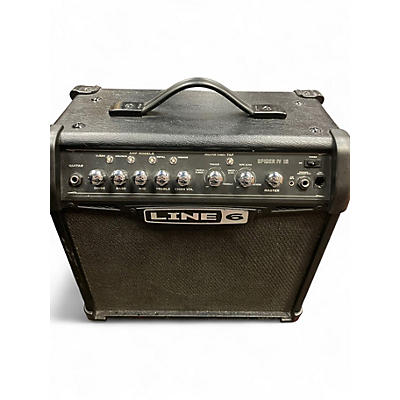 Used Line 6 Spider IV 15W 1X8 Guitar Combo Amp