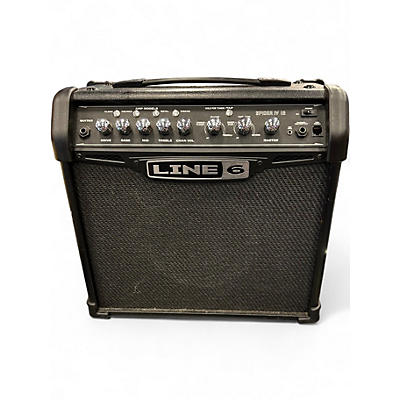 Used Line 6 Spider IV 15W 1X8 Guitar Combo Amp