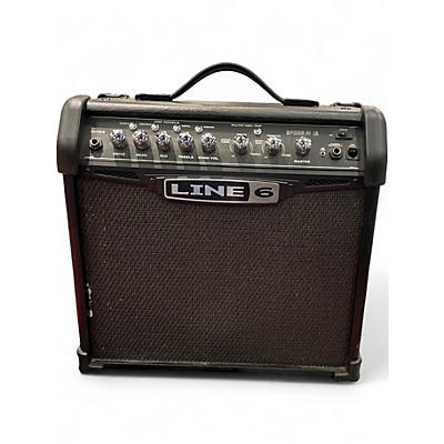 Used Line 6 Spider IV 15W 1X8 Guitar Combo Amp