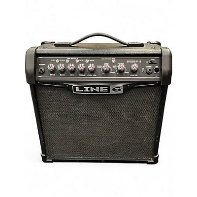 Used Line 6 Spider IV 15W 1X8 Guitar Combo Amp