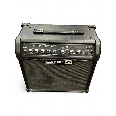 Used Line 6 Spider IV 15W 1X8 Guitar Combo Amp
