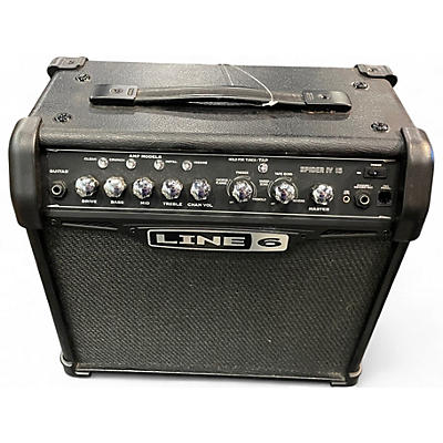 Used Line 6 Spider IV 15W 1X8 Guitar Combo Amp