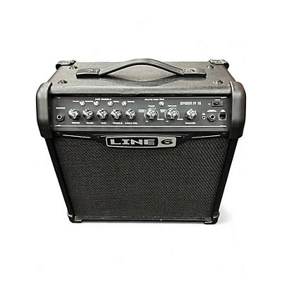 Used Line 6 Spider IV 15W 1X8 Guitar Combo Amp