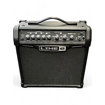 Used Line 6 Spider IV 15W 1X8 Guitar Combo Amp