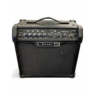 Used Line 6 Spider IV 15W 1X8 Guitar Combo Amp