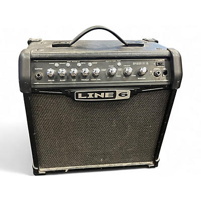 Used Line 6 Spider IV 15W 1X8 Guitar Combo Amp