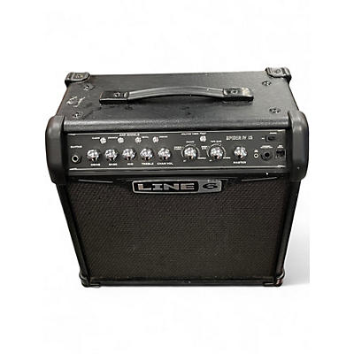 Used Line 6 Spider IV 15W 1X8 Guitar Combo Amp