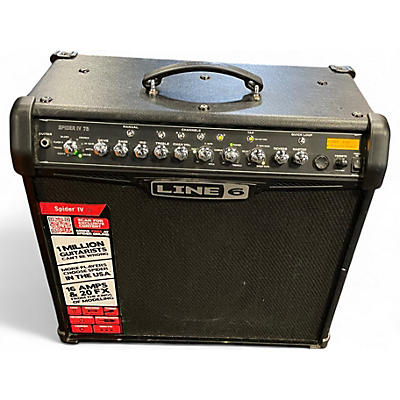 Used Line 6 Spider IV 75W 1x12 Guitar Combo Amp