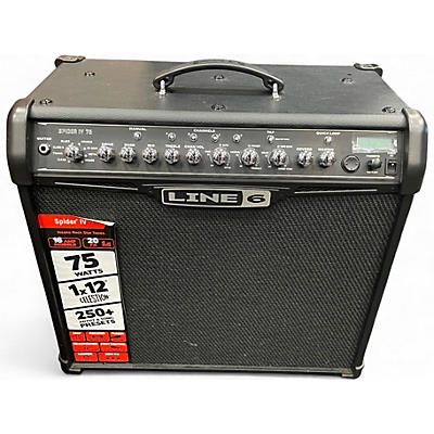 Used Line 6 Spider IV 75W 1x12 Guitar Combo Amp