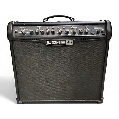 Used Line 6 Spider IV 75W 1x12 Guitar Combo Amp