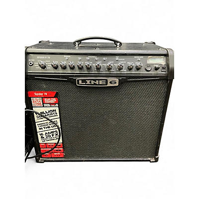 Used Line 6 Spider IV 75W 1x12 Guitar Combo Amp