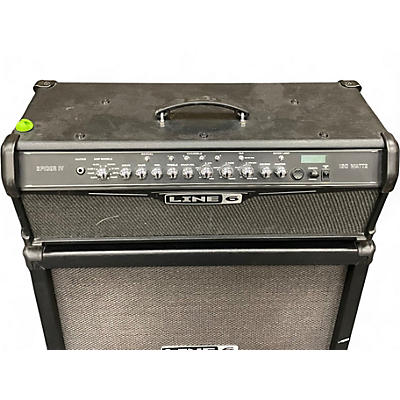 Used Line 6 Spider IV HD150 Solid State Guitar Amp Head