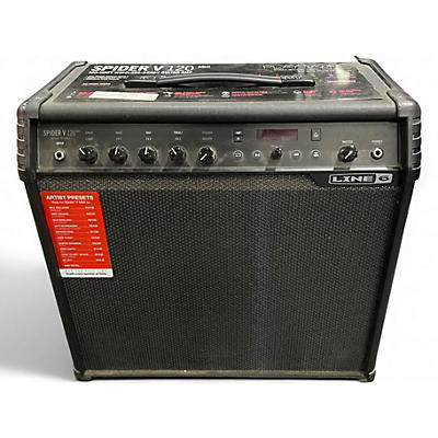Used Line 6 Spider V 120 MkII 1x12 Guitar Combo Amp
