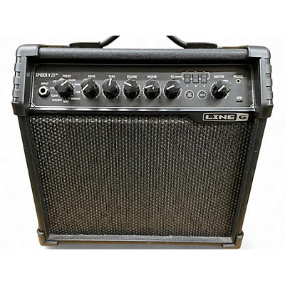 Used Line 6 Spider V 20 MkII 20w 1x8 Guitar Combo Amp