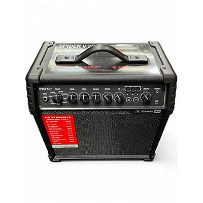 Used Line 6 Spider V 20 MkII 20w 1x8 Guitar Combo Amp