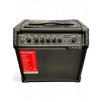 Used Line 6 Spider V 20 MkII 20w 1x8 Guitar Combo Amp