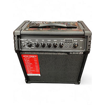 Used Line 6 Spider V 20 MkII 20w 1x8 Guitar Combo Amp