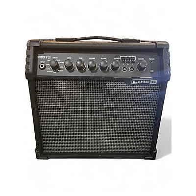 Used Line 6 Spider V 20 MkII 20w 1x8 Guitar Combo Amp