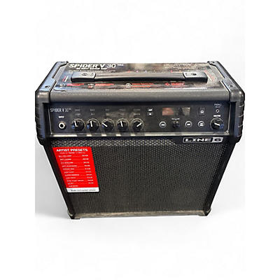 Used Line 6 Spider V 30 1x8 Guitar Combo Amp