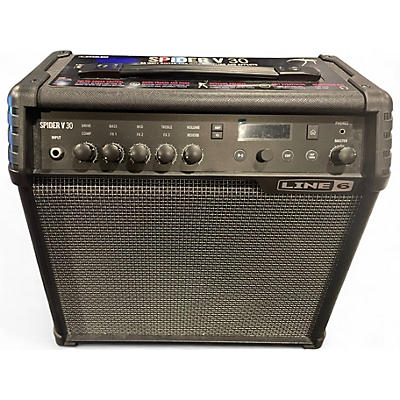 Used Line 6 Spider V 30 1x8 Guitar Combo Amp