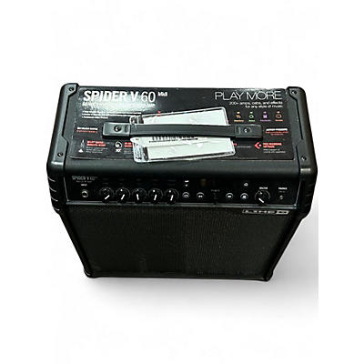 Used Line 6 Spider V 60 1x10 Guitar Combo Amp