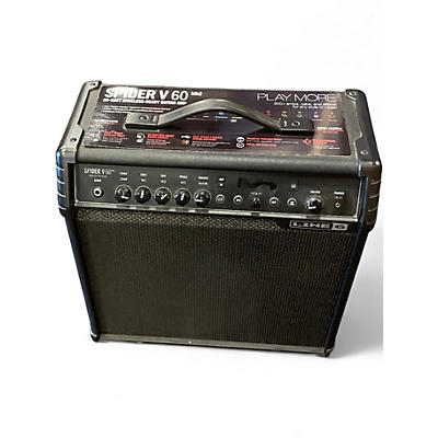 Used Line 6 Spider V 60 1x10 Guitar Combo Amp
