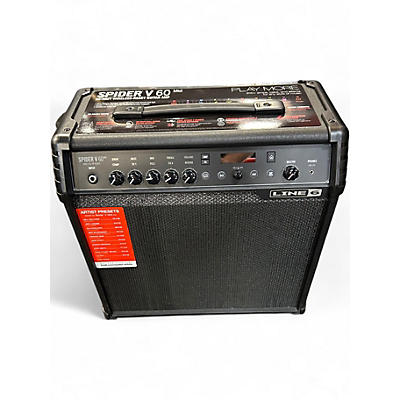 Used Line 6 Spider V 60 1x10 Guitar Combo Amp