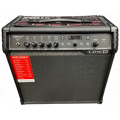 Used Line 6 Spider V 60 MkII 1x10 Guitar Combo Amp