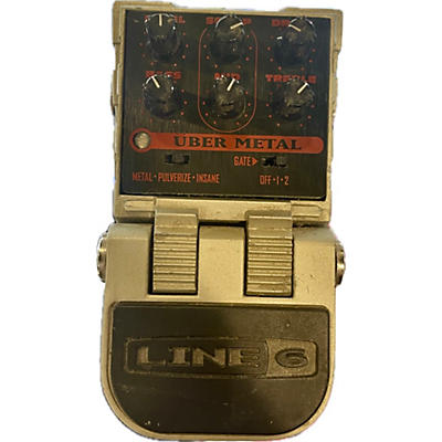 Line 6 Used Line 6 Tonecore Uber Metal Heavy Distortion Effect Pedal