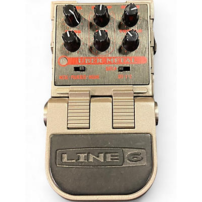Used Line 6 Tonecore Uber Metal Heavy Distortion Effect Pedal