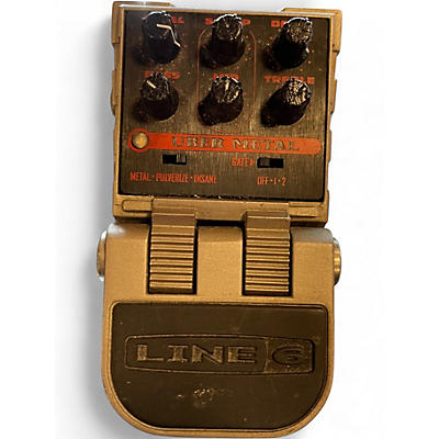 Used Line 6 Tonecore Uber Metal Heavy Distortion Effect Pedal