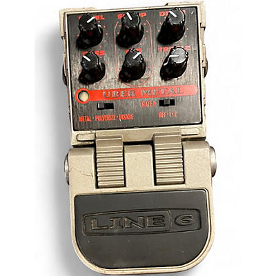 Used Line 6 Tonecore Uber Metal Heavy Distortion Effect Pedal