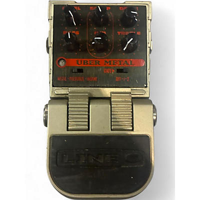 Used Line 6 Tonecore Uber Metal Heavy Distortion Effect Pedal