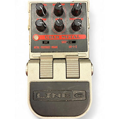 Used Line 6 Tonecore Uber Metal Heavy Distortion Effect Pedal