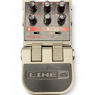 Used Line 6 Tonecore Uber Metal Heavy Distortion Effect Pedal