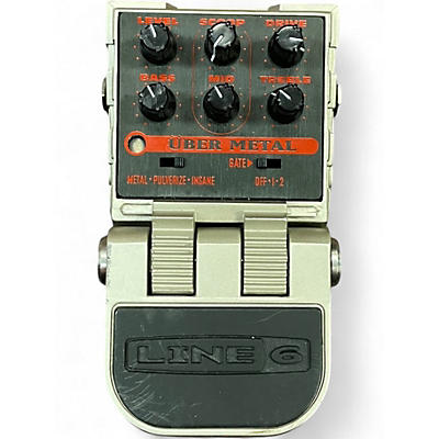 Used Line 6 Tonecore Uber Metal Heavy Distortion Effect Pedal