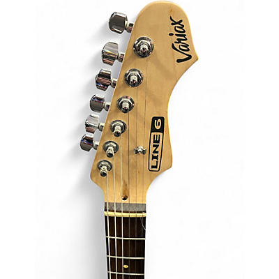 Used Line 6 Variax 500 Black Solid Body Electric Guitar