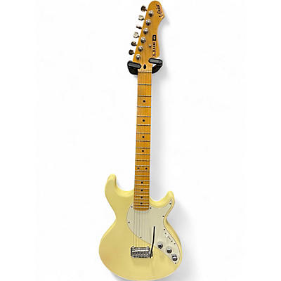 Used Line 6 Variax 600 Antique White Solid Body Electric Guitar
