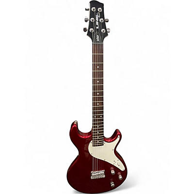 Used Line 6 Variax 600 Red Solid Body Electric Guitar